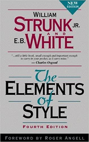 The Elements Of Style